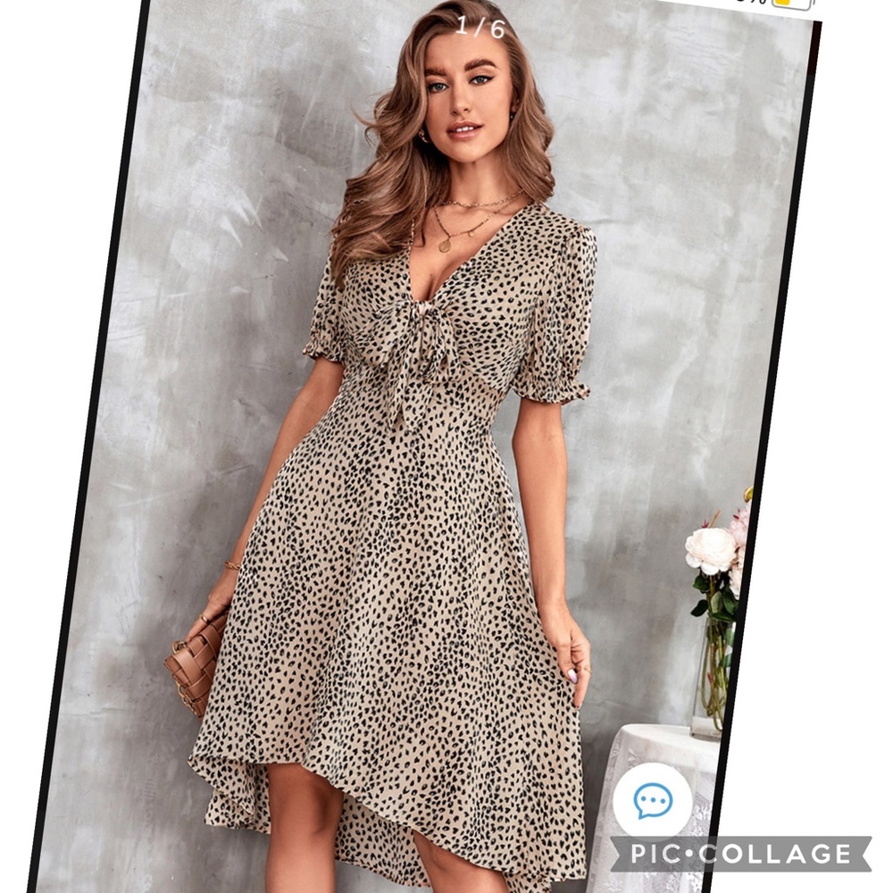 BNIB leopard print dress